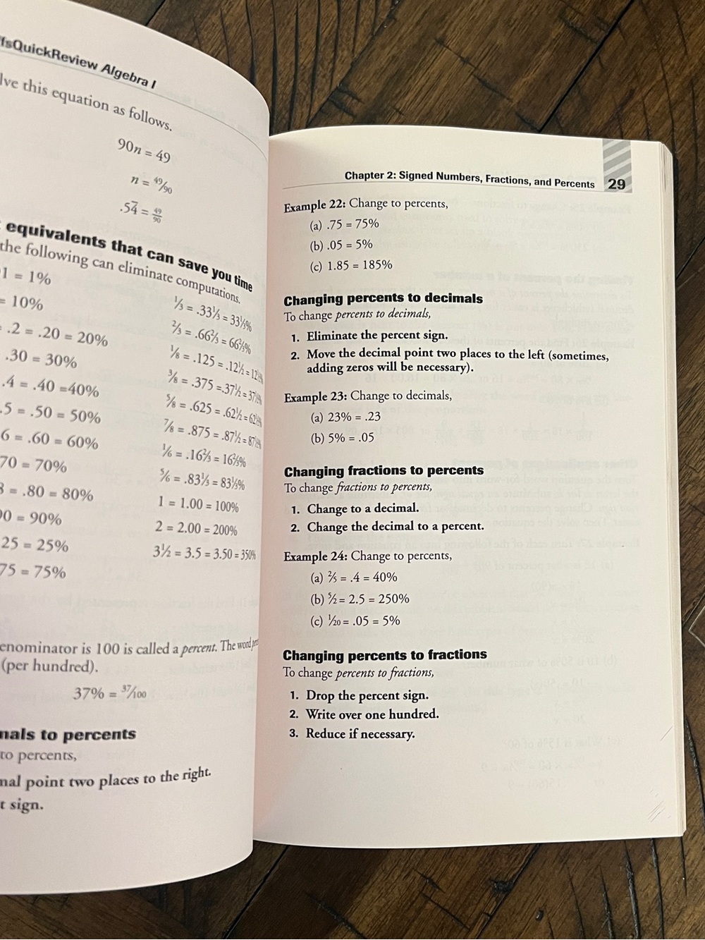 Algebra 1 CliffsNotes CliffsQuickReview - Picture 3 of 4